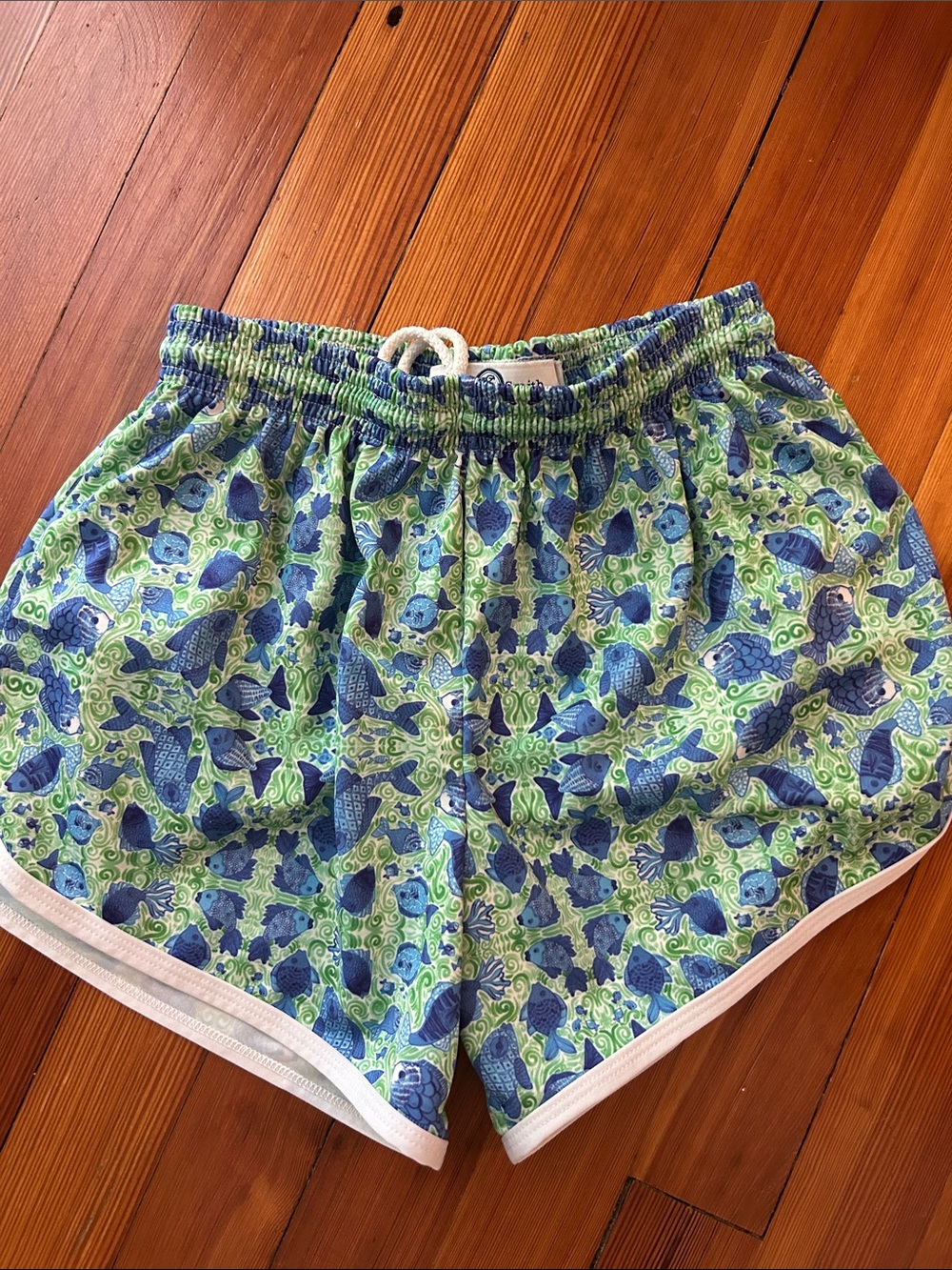 Whimsical Athletic Shorts - Fish